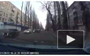 Видео странного ДТП в Воронеже попало на видео