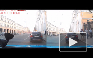 Жёсткое ДТП мото.