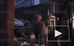 Во Всеволожском районе ночью сжигают мусор в открытом огне 