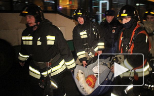 Пожар на Греческом проспекте выезжали тушить 6 пожарных машин