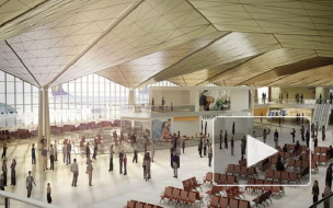 Новый терминал аэропорта "Пулково" начал работу