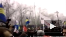 Евромайдан на Украине: милиция применяет слезоточивый газ