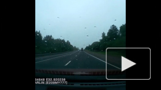 Жёсткое ДТП на трассе.