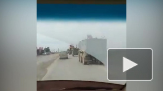 Появилось видео инцидента с бронемашинами ВС России и США в Сирии