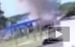 Опубликовано видео момента взрыва на АЗС в Серпухове, где погибли 3 человека