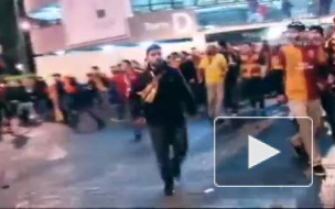 Болельщики "Галатасарая" схлестнулись с испанской полицией