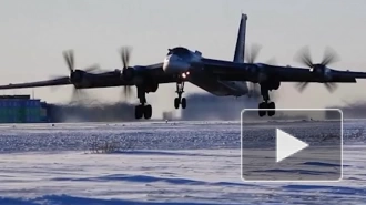Два стратегических бомбардировщика Ту-95МС провели патрулирование над Чукотским и Охотским морями