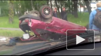 Видео ужасного ДТП на Колпинском шоссе