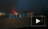 Появилось видео пожара полей на Гатчинском шоссе