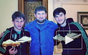 Кадыров подарил футболистам Терека золотые бутсы
