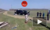 Появилось видео с места столкновения поезда и маршрутки в Крыму 