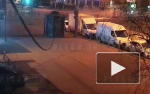 На видео попало лобовое ДТП на улице Ярослава Гашека