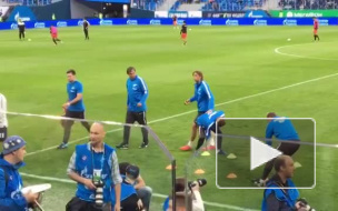 "Зенит" - "Бней-Иегуда". Видео со стадиона "Санкт-Петербург"