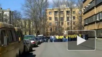 Драка между фанатами Спартака и Зенита 