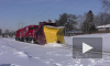 Российский поезд по расчистке снега произвел фурор в Финляндии