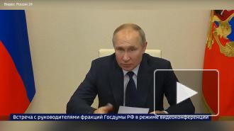 Путин оценил работу Госдумы во время пандемии