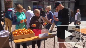 Мандаринки спасают людей: петербуржцы меняют сигареты на фрукты 