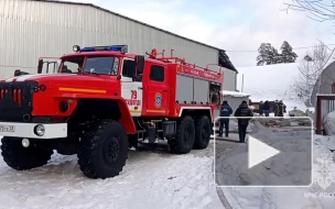 Во Владимирской области загорелся склад