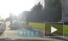 Видео: мотоциклист врезался в иномарку на проспекте Луначарского