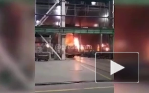 В Кузбассе загорелся завод задержанного по делу "Листвяжной" бизнесмена