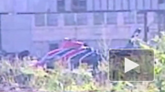 У вертолета, аварийно севшего на Обуховском заводе, отказала гидросистема