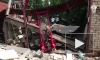 Опубликовано видео с места гибели людей при взрыве гаража в Подмосковье