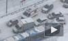 Снегопад вызвал транспортный коллапс на московских дорогах