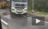 Авария грузовиков на Мурманском шоссе стала причиной 8-километровой пробки