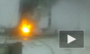 Очевидец снял горящую скважину в Оренбургской области