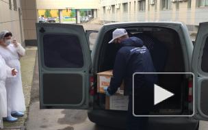 Народный фронт передал СИЗ в НИИ скорой помощи им. И.И. Джанелидзе 