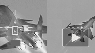 ВВС Бельгии засняли российский Су-34 в тепловом спектре