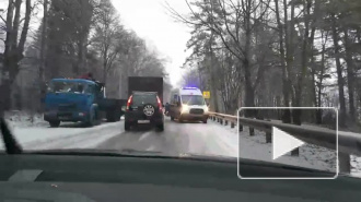 Водитель и пассажир пострадали в тройном ДТП на Приморском шоссе