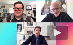 Актеры трилогии "Назад в будущее" встретились онлайн