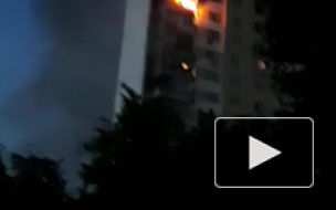 В Московской области горела квартира