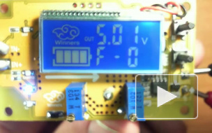 стабилизатор напряжения, с регулировкой тока и вольтажа, есть LCD дисплей