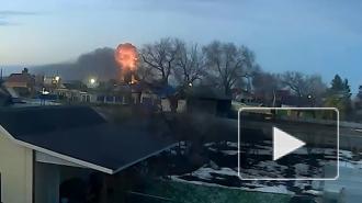 Названа предварительная причина пожара в ангаре в Самарской области