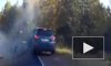 Видео момента ДТП в Карелии: легковой автомобиль протаранил на встречке две машины
