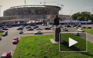 Строители "Зенит-Арены" испортили краской несколько дорогих иномарок