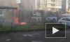 На Камышовой улице люди выбежали из дымящегося автобуса 