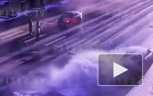 На 12-13-й линиях ВО столкнулись "Мерседес" и "Вольво"