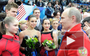 Юлию Липницкую после блистательной произвольной программы на Олимпиаде в Сочи 2014 похвалил президент Путин