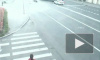 Гибель мотоциклиста на Васильевском острове зафиксировала камера видеонаблюдения