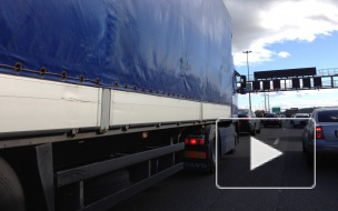 Из-за двойного ДТП на КАД в Петербурге образовалась шестикилометровая пробка