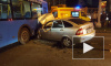 В Москве легковушка протаранила автобус: Пассажир авто погиб