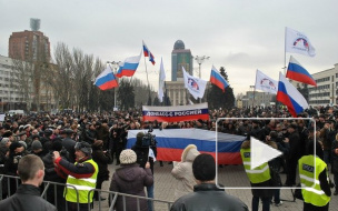 В Славянске запретили партии «Удар», «Батькивщина» и «Свобода», а также назначили дату референдума
