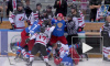 Видео: опубликована массовая драка российских и канадских хоккеистов во время матча