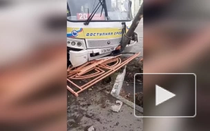 Автомобиль Росгвардии столкнулся с автобусом в Ангарске
