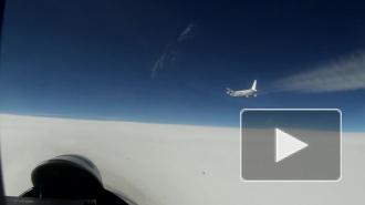 Опубликовано видео перехвата Су-27 иностранных самолетов-разведчиков
