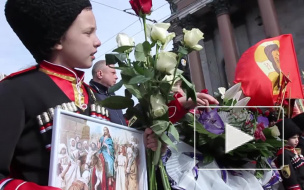 Вербное воскресенье 2014 в Петербурге: маленькие казачки прошли детским Крестным ходом