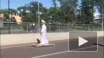 В Петербурге инспектор ДПС пытался догнать Аладдина на ковре-самолёте